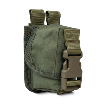 Підсумок під гранату. Ukrarmor Кріплення Molle. Cordura 500D. Олива 10×9×6 см