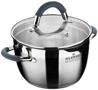 Кастрюля Maxmark с крышкой 1.5 л 16 см (MK-5601)