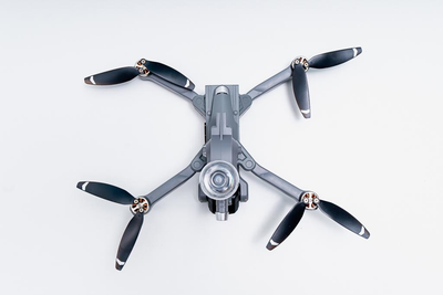 Детский дрон K11 с HD камерой, Радиоуправляемый игрушечный drone стреляет орбизами, Серый
