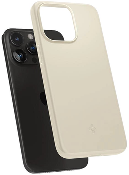 Etui Spigen Thin Fit do iPhone 15 Pro Beige (8809896750257)