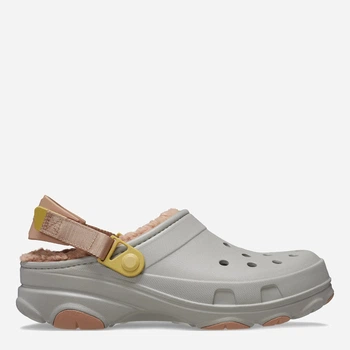 Жіночі крокси утеплені Crocs All Terrain Lined Clog 207936-1LM 36-37 (M4/W6) 22 см Сірі (1962653974574)