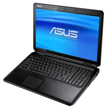Ноутбук Asus K50C / 15.6" (1366x768) TN / Intel Celeron 220 (1 ядро по 1.2 GHz) / 4 GB DDR2 / 120 GB SSD / SIS Mirage 3 Graphics / WebCam / АКБ не тримає б/в
