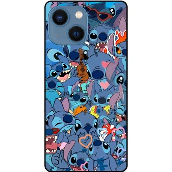 Силиконовый бампер чехол Candy для Iphone 13 с картинкой Стич Stitch
