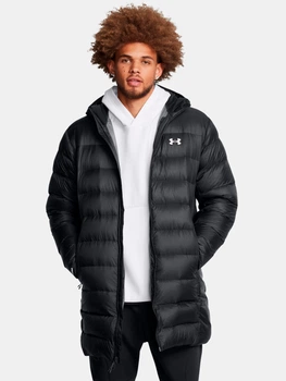 Пуховик зимний длинный мужской Under Armour Legend Down Parka 1385839-001 M Черный (196886537850)