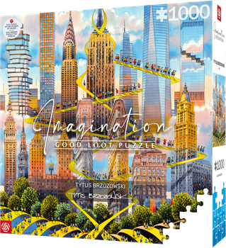 Puzzle GOOD LOOT Imagination Tytus Brzozowski New York 1000 elementów (5908305247999)