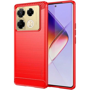 Противоударный чехол Fashion Case Urban для Infinix Note 40 Pro 4G Красный
