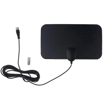Комнатная цифровая телевизионная антенна Nik TY13-Mini HD DVB T2 портативный дизайн, Черный