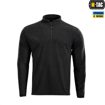 Тактична кофта M-Tac Delta Fleece Black чорна 3XL