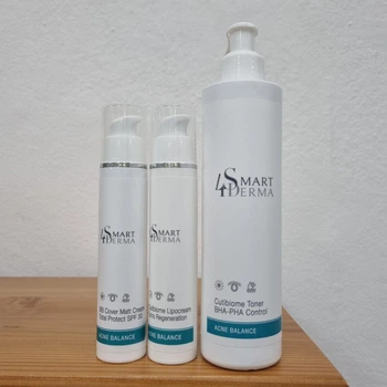 Smart4derma Acne Balance набор тоник+ бб крем + ночной крем