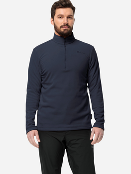 Bluza męska nierozpinana streetwear Jack Wolfskin Taunus Hz M 1709522_1010 XL Ciemnogranatowa (4064993552379)