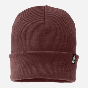 Czapka Jack Wolfskin Rib Beanie 1903892_J0127 One Size Ciemnoróżowa (4064886302807)