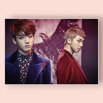 Плакат с БТС BTS Чонгук и RM А3 30х42 см. 184078