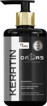 Шампунь для волос Dalas Cosmetics Keratin с молочным протеином и кератином 1 л (4262396141484)