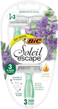 Набір бритв без змінних катриджів BIC Soleil Escape Lavanda 3 шт (3086123710856)