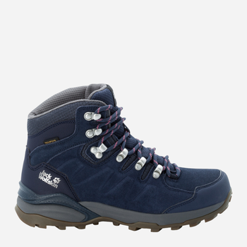 Buty trekkingowe damskie z membraną Jack Wolfskin Refugio Texapore Mid W 4050871_1199 37.5 Granatowe (4060477909028)