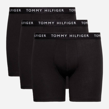 Трусики боксери чоловічі бавовняні Tommy Hilfiger UM0UM02204-0TE XL 3 шт Чорні (8720116323474)