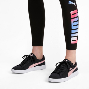 Жіночі кеди Puma Smash W 365160-18 40 (6.5UK) 25.5 см Чорні (4060981137900)