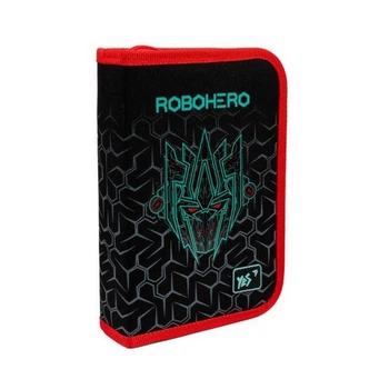 Пенал твердый Yes HP-03 Robohero, одинарный, с клапаном (533571)