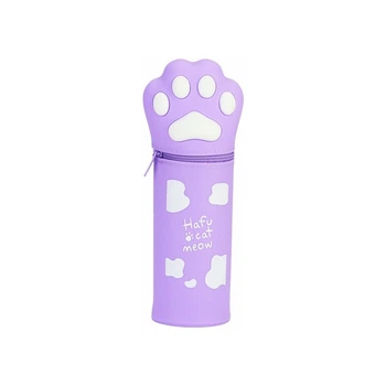 Пенал мягкий MAXI, 1 отделение, на молнии, сиреневый (H-9339-purple)