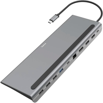 Док-станція Hama Connect2Office Pro USB-C 10 портів (4047443470966)