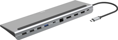 Stacja dokująca Hama Connect2Office Pro USB-C 10 portów (4047443470966)