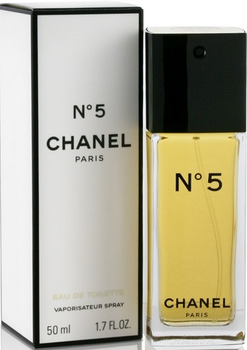 Woda toaletowa damska Chanel No. 5 50 ml (3145891054552)