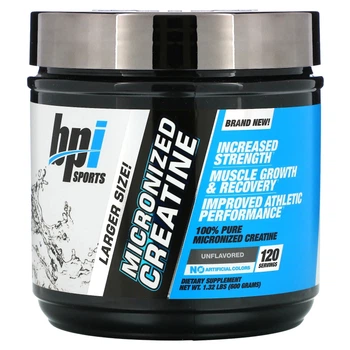 Креатин BPI Sports, Micronized Creatine, Unflavored, 1.32 lbs (600 g) (11964899)