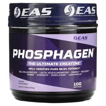 Креатин EAS, Phosphagen, The Ultimate Creatine, 17.63 oz (500 g) (11964907)