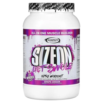 Креатин Gaspari Nutrition, SizeOn, All In One Muscle Builder, Grape Cooler, 3,59 фунта (1,63 кг) (11964948)