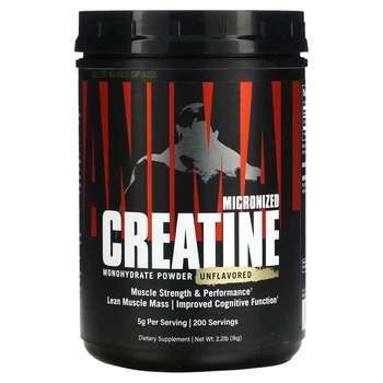 Креатин Animal, Micronized Creatine, Monohydrate Powder, Unflavored, 2.2 lb (1 kg) (11964916)