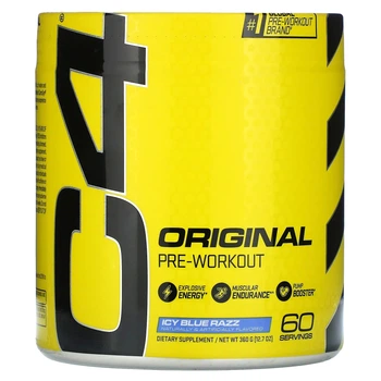 Формула с оксидом азота Cellucor, C4 Original, Pre-Workout, Icy Blue Razz, 12.7 oz (360 g) (11966735)