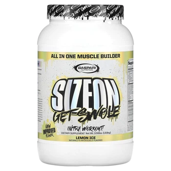 Креатин Gaspari Nutrition, SizeOn, All In One Muscle Builder, Lemon Ice, 3,59 фунта (1,63 кг) (11964901)