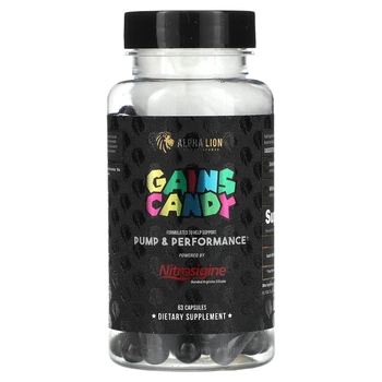 Формула с оксидом азота ALPHA LION, Gains Candy, Nitrosigine, 63 Capsules (11966816)