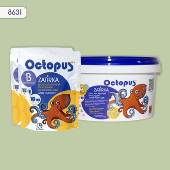 Затирка для плитки Octopus Zatirka салатовая 8631 эпоксидная 2,5 кг
