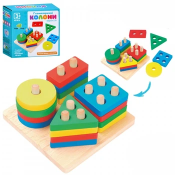 Деревянная игрушка Tree Toys Геометрика MD-0818