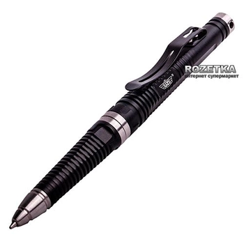 Тактична ручка UZI 8 зi склобоєм Black (12000432)