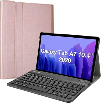 Чехол-клавиатура 10.4" ProCase для Galaxy Tab A7 Rose Б/В g2