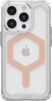 Панель Urban Armor Gear Plyo для iPhone 15 Pro Max з MagSafe Transparent/Rose Gold (840283910067)