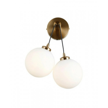 Бра Italux WL-54456-2-HB Perlos G9 2x5W IP20 Brass (063998)