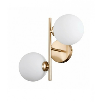 Бра Italux WL-66463-2-HB Mirellio G9 2x5W IP20 Brass (064007)