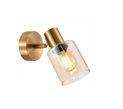 Бра Italux SPL-65342-1-BRO-AMB Santia E14 1x40W IP20 Gold (073140)