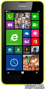 Мобильный телефон Nokia Lumia 630 Quad Core Dual Sim Yellow