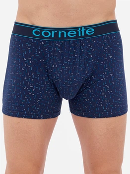 Трусы боксеры мужские хлопковые Cornette High Emotion 508-150 L Темно-синие (5902458245369)