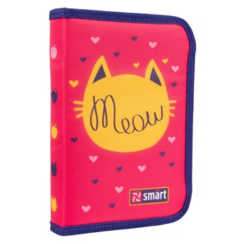 Пенал школьный Meow Smart HP-04 с 2 отворотами 533282