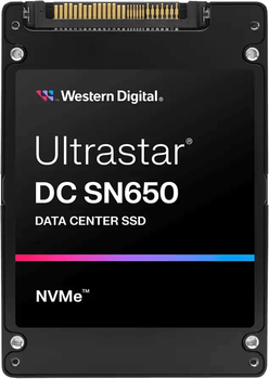 SSD dysk Western Digital Ultrastar SN650 WUS5EA1A1ESP5E3 15.36TB U.3 PCI Express 4.0 3D NAND TLC (0TS2375)