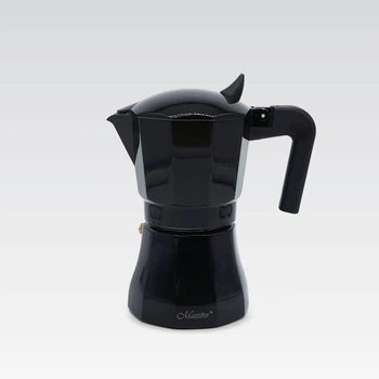 Гейзерная кофеварка Maestro MR-1658-9, 0,45 л, на 9 чашек, черная(TO_00-00006748)