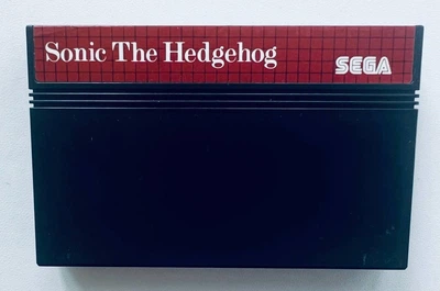 Sonic The Hedgehog (без коробки), английская версия - картридж для SEGA Master System, Б/У