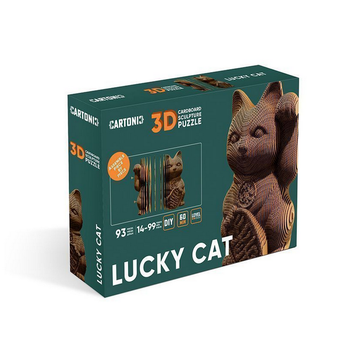 Картонный конструктор Cartonic 3D Puzzle Lucky cat