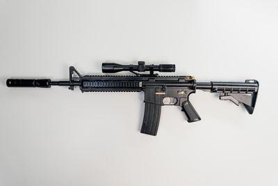 Дитячий іграшковий автомат на орбізах Орбіган M416 Black гідрогелевими кулями Гель бластер акумуляторний + 500 орбізів