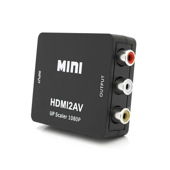 Міні-HDMI 3RCA AV вхід HDMI/вихід композитний 720P/1080P чорний BOX